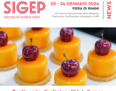 Événement sucré à Rimini, janvier 2024 : glaces, pâtisserie, artisanat.
