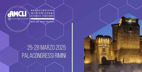 Congresso AMCLI 2025 a Rimini, microbiologia clinica.